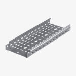Перфорированный кабельный лоток с интегрированным соединением H:50 W:600 Т:1,2 / L:3000 — PG, FPK 560 12 PG