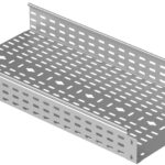 Перфорированный кабельный лоток с интегрированным соединением H:100 W:400 Т:1 / L:3000 — PG, FPK 140 10 PG